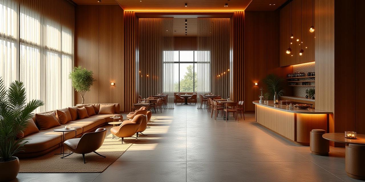 Átfogó kép a teaház belső teréről